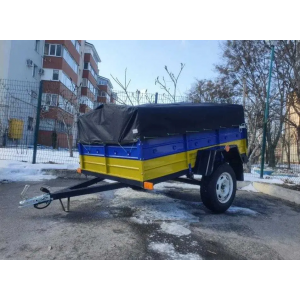 Причіп двохметровий ПА 202 з двома рівнями бортів на волговському ходу. Photo 2